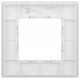 Рамка для розеток и выключателей Elegance 14-5001-01М на 1 пост, белый матовый  Б0065794  ЭРА
