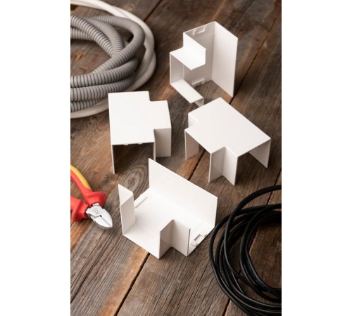 Угол T-образный (60х60) (4 шт) Plast EKF PROxima Белыйtchw-60-60x4EKF