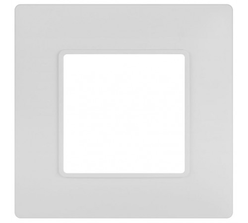 Рамка для розеток и выключателей Elegance 14-5001-01М на 1 пост, белый матовый  Б0065794  ЭРА