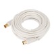 Шнур ТВ гнездо - ТВ штекер, длина 7 метров, белый  18-0006  REXANT