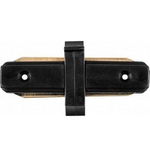 Коннектор для однофазного шинопровода LD1000 прямой черный  10324  FERON