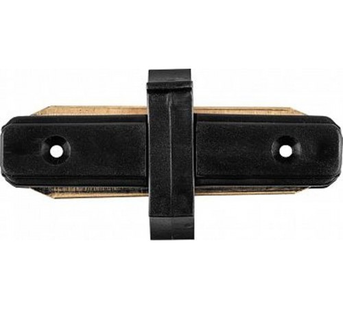 Коннектор для однофазного шинопровода LD1000 прямой черный  10324  FERON