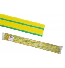 Термоусаживаемая трубка ТУТнг 30/15 желто-зеленая по 1м (25 м/упак)  SQ0518-0280  TDM