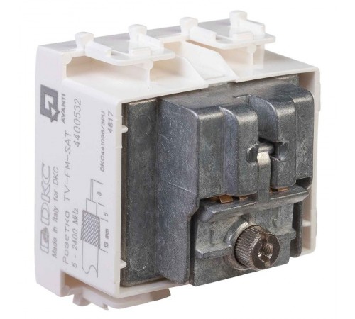 TV-FM-SAT розетка "Белое облако" "Avanti", 1 мод  4400532  DKC