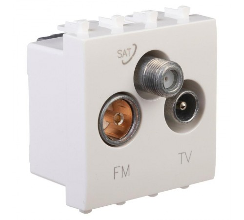 TV-FM-SAT розетка "Белое облако" "Avanti", 1 мод  4400532  DKC