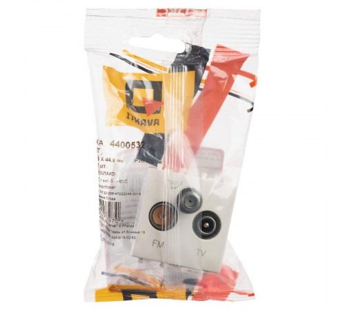 TV-FM-SAT розетка "Белое облако" "Avanti", 1 мод  4400532  DKC