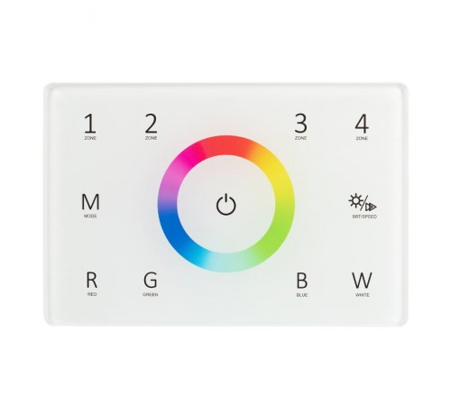 Панель Sens SMART-P85-RGBW White (230V, 4 зоны, 2.4G) (Arlight, IP20 Пластик, 5 лет)  028404  Arlight