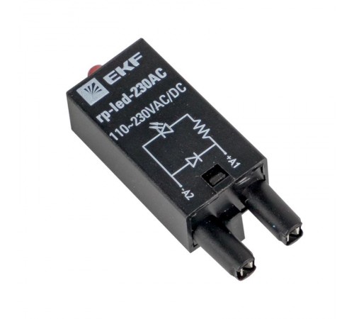 Модуль светодиодный 230 VAC для промежуточных реле RP EKF AVERES  rp-led-230AC  EKF