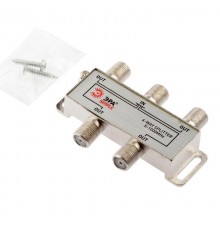 DS-F-03  ДЕЛИТЕЛЬ ТВ х 4 под F разъём 5-1000 МГц, simple (10/200/7200)  Б0048322  ЭРА