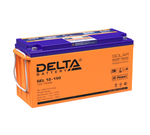 Аккумуляторная батарея Solar серии GEL 12-150 12В/150Ач  GEL 12-150  DELTA