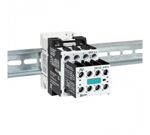 Комплект КМЭ 12А 1NO 400В с дополнительными контактами 2НО+2НЗ АС EKF AVERES  ctr-s-12-10-400-av-22  EKF