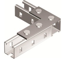 Пластина соединительная L-обр. длина 90х140 мм 4отв. горячеоцинкованная  BMD1022HDZ  DKC