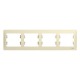 Glossa Бежевый Рамка 4-ая, горизонтальная  GSL000204  SE