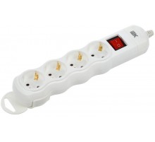 Розетка переносная разб. с выкл. РПр04В 4 места  WYP10-D-KP-16-04-ZKS-K01  IEK