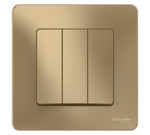 Blanca Титан С/У Выключатель 3-клавишный, 10А, 250B  BLNVS100504  SE