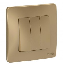 Blanca Титан С/У Выключатель 3-клавишный, 10А, 250B  BLNVS100504  SE