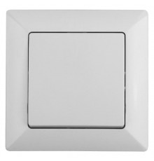 Кнопка  Solo 4-109-01 включения 10А-250В, IP20, СУ, белый   Б0053625  Intro