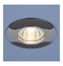 Светильник точечный встраиваемый 7006 MR16 CH/BK хром/черный  a039561  Elektrostandard