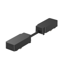 Коннектор питания прямой для соединения шинопроводов магнитной системы Galakti 150x26x15мм чёрный  V4-R7-09.RG23.TRK-0002  VARTON