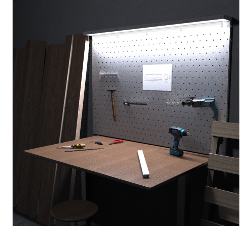 Светильник светодиодный TL Basic линейный матовый 4W 4000K 313*22*33, 300лм 1/25  930411204  Gauss