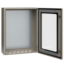 Щит с монтажной панелью ЩМП-3-0 У2 IP54 с прозрач. дверцей (650х500х220) YKM11-03-54-1  IEK