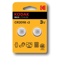Батарейки  CR2016-2BL MAX Lithium (60/240/43200)  Б0037002  Kodak