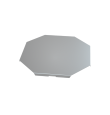 Крышка разветвителя Х-образного 100  KXD100  КМ-профиль