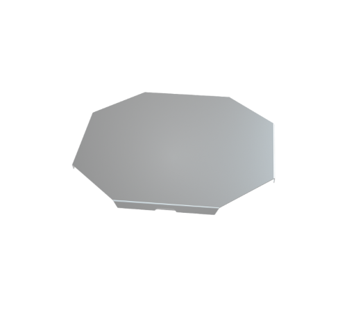 Крышка разветвителя Х-образного 300  KXD300  КМ-профиль