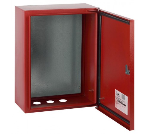 Корпус металлический  SIMPLE ЩМПг-04 (400х300х175) IP54 У2 красный RAL 3000   Б0047702  ЭРА