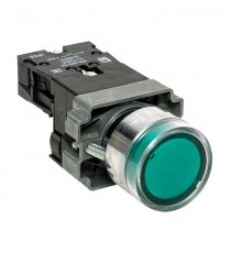 Кнопка BA31 с подстветкой 230В зеленая NO IP65  PROxima  xb2-bw31-230-65  EKF