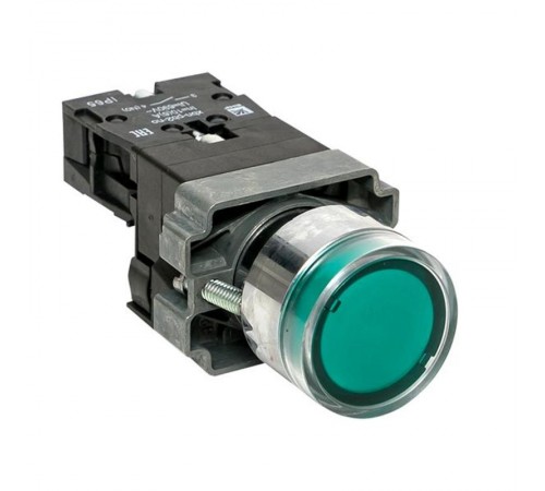Кнопка BA31 с подстветкой 230В зеленая NO IP65  PROxima  xb2-bw31-230-65  EKF