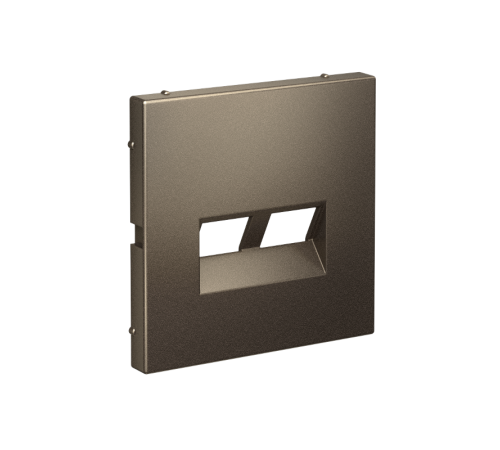 ArtGallery Мокко Накладка двойная для информационных функций типа Keystone  GAL000690  SE