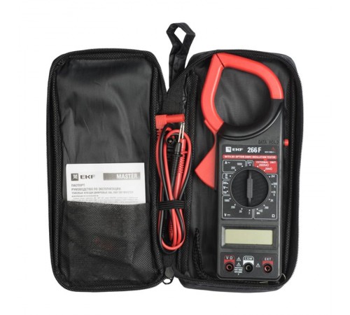 Токовые клещи цифровые 266F EKF Master  In-180702-bc266F  EKF