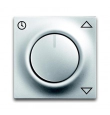 Плата центральная (накладка) для комфортного механизма жалюзи 6419 U, серия impuls, серебистый алюминий  6430-0-0376   2CKA006430A0376  ABB