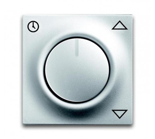 Плата центральная (накладка) для комфортного механизма жалюзи 6419 U, серия impuls, серебистый алюминий  6430-0-0376   2CKA006430A0376  ABB