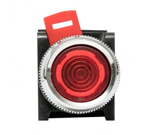 Кнопка ABLFS-22 с подсветкой красный NO+NC 230В EKF PROxima  ablfs-22-r  EKF