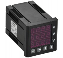 Вольтметр цифровой щитовой трехфазный 48х48мм LED  IDV31-5-3-0-LED-G  GENERICA