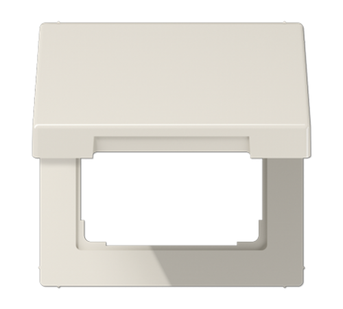 Откидная крышка для устройств 50х50; дюропласт; слоновая кость  LS990KL  Jung