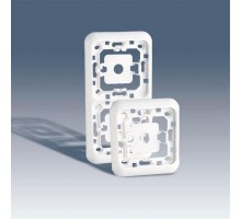 Simon 73 Рамка с вырезом под вставку, 1 пост, 82*89мм, S73, белый  73610-30  Simon