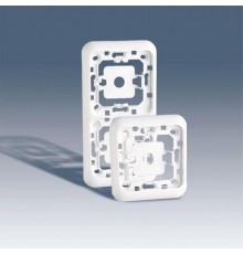 Simon 73 Рамка с вырезом под вставку, 1 пост, 82*89мм, S73, белый  73610-30  Simon