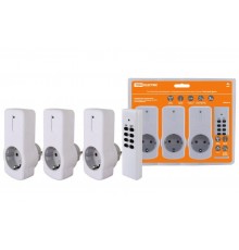 Комплект для беспроводного управления розетками ПУ3-Р1.3 (3 приемника) "Уютный дом"  SQ1508-0205  TDM