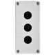 Корпус постов КП103-Р для кнопок 3 места белый  BKP10-3-K01-R  IEK
