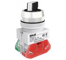 Перекл. на 2 фикс. полож. I-O стандартн. ручка 1Н  25061DEK  DEKraft