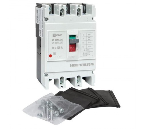 Выключатель автоматический ВА-99М 250/160А 3P 20кА EKF Basic  mccb99-250-160mI  EKF