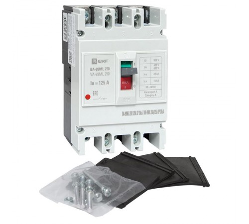 Выключатель автоматический ВА-99М 250/160А 3P 20кА EKF Basic  mccb99-250-160mI  EKF