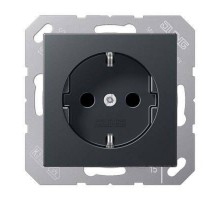 Розетка SCHUKO®; термопласт; антрацит  EP1420AN  Jung