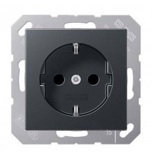 Розетка SCHUKO®; термопласт; антрацит  EP1420AN  Jung