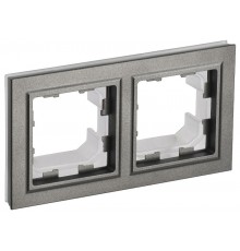 BRITE Рамка 2-ая IP44 РУ-2-БрШ-44 шампань  BR-M22-44-K37  IEK