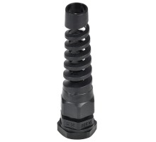 Сальник MGR 16 с гибким отводом d=4-8мм IP68 черный  YSA23-06-16-68-K02  IEK