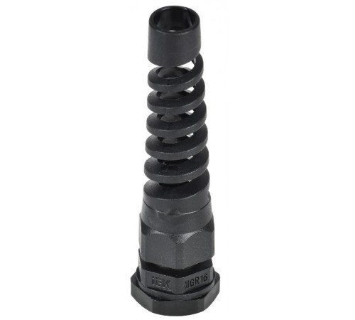 Сальник MGR 16 с гибким отводом d=4-8мм IP68 черный  YSA23-06-16-68-K02  IEK